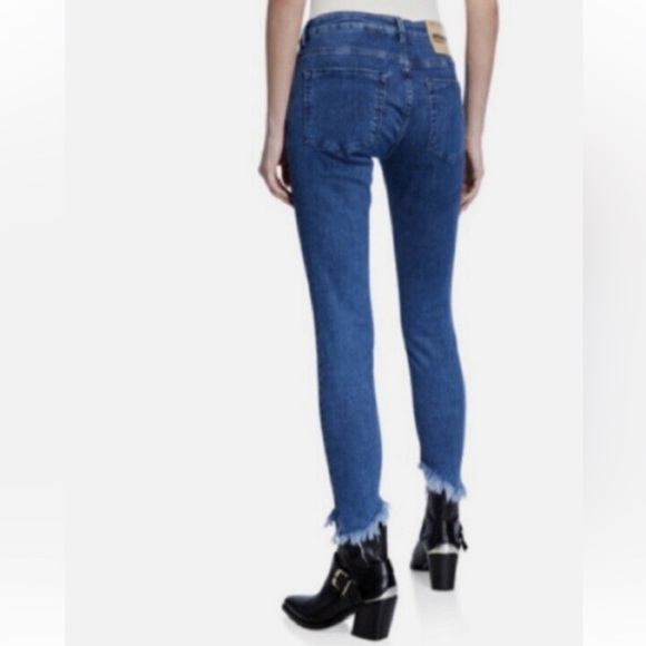 ONE TEASPOON x FREEBIRDS ll Frayed Dolphin Shark Hem Jeans - Picture 4 of 15